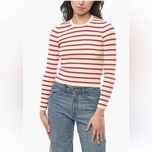 RED VALENTINO
RIBBED SWEATER WITH LACES DETAILING